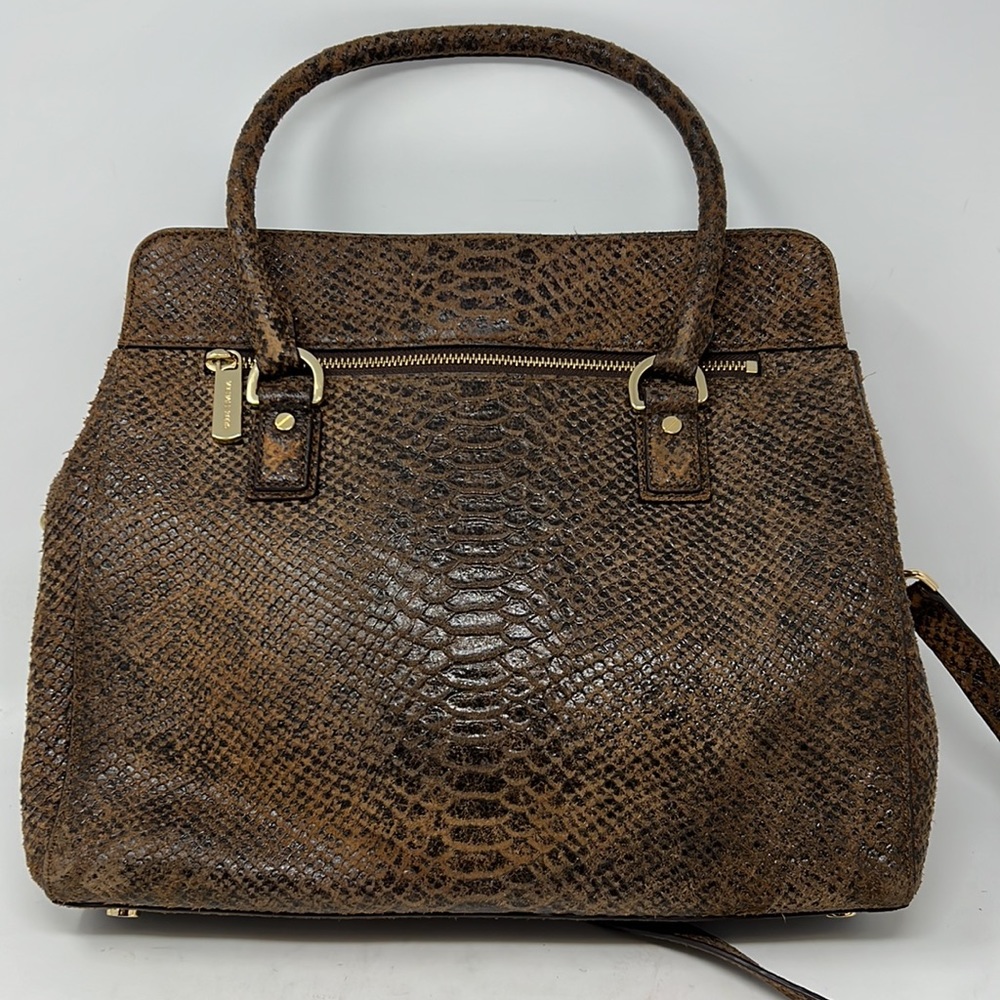 Michael Kors Burnished Python Astrid Leather Bag … - image 4